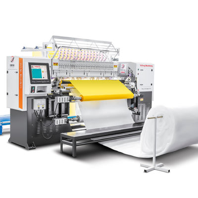 Ausgezeichnete computergestützte Rotary Hook Quilting Stickmaschine, die Textilleder-Sitzdeckel herstellt
