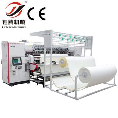 Hochgeschwindigkeit 2450mm Breite 100-1200r/min Multi-Nadel Quilting-Maschine für die Matratzenherstellung mit 80MM Max Nähdicke