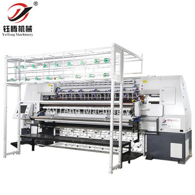 Hochgeschwindigkeits-Quiltmaschine mit mehreren Nadeln (100-1000 U/min) mit 2450 mm Arbeitsbreite und 80 mm Nähstärke für die Matratzenherstellung
