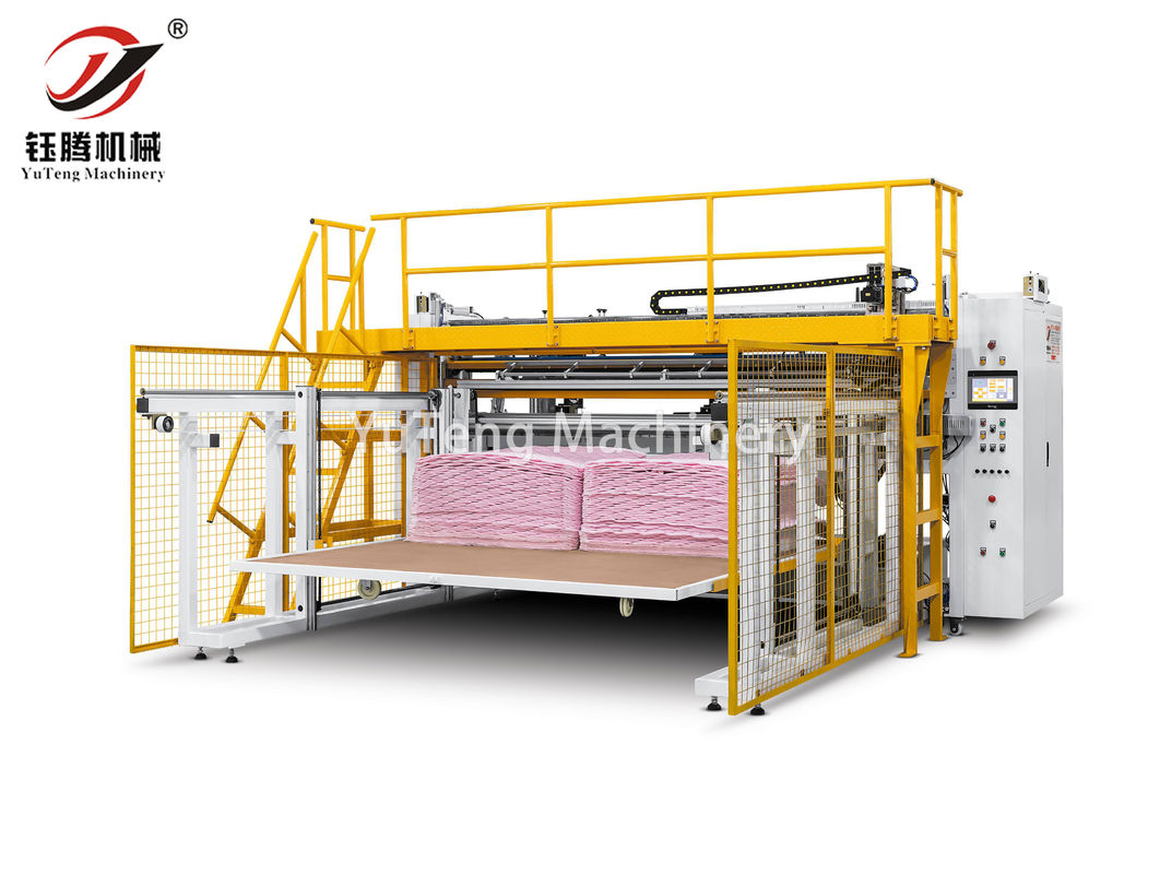 Computergestützte automatische Filletenschneidemaschine mit Ultraschallschneidetechnologie und mechanischer Armhebeplattform für Heimtextilien